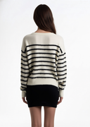 Mila - Gestreifte Strickjacke